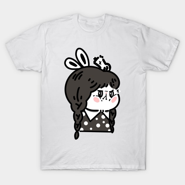 Wednesday Bunny T-Shirt by Fluffymafi